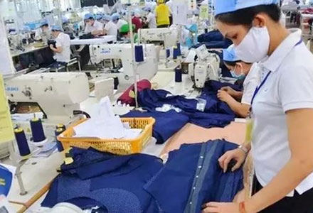 柬埔寨成衣业出口增长强劲