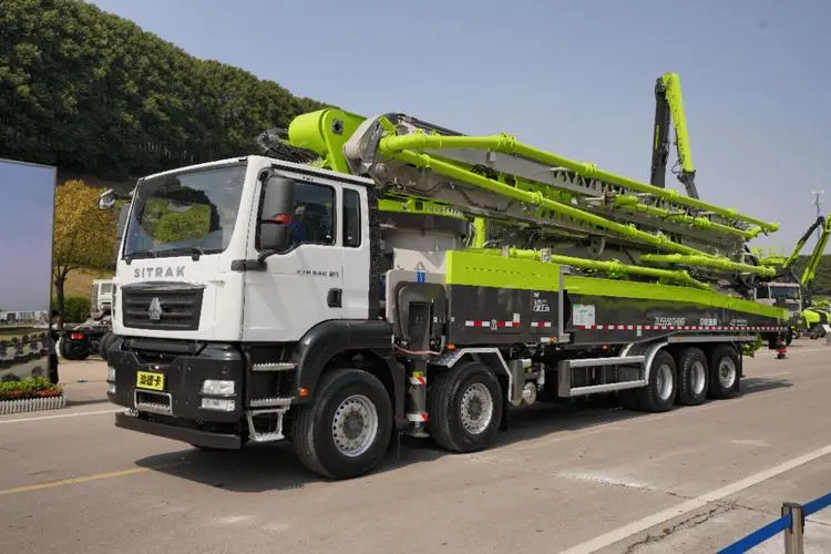 国际贸易新势力 中联重科70米泵车驰骋海外